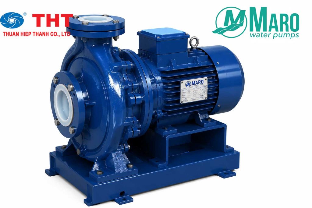 Bơm trục ngang đầu gang Maro